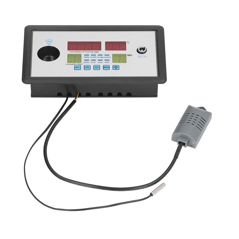 EIMSOAH Egg Incubator Controller Thermostat, Intelligent Incubator Thermostat Digital Automatic Incubator Controller Egg Hatcher Temperature Incubator Controller for Various Eggs 12V - Image 4